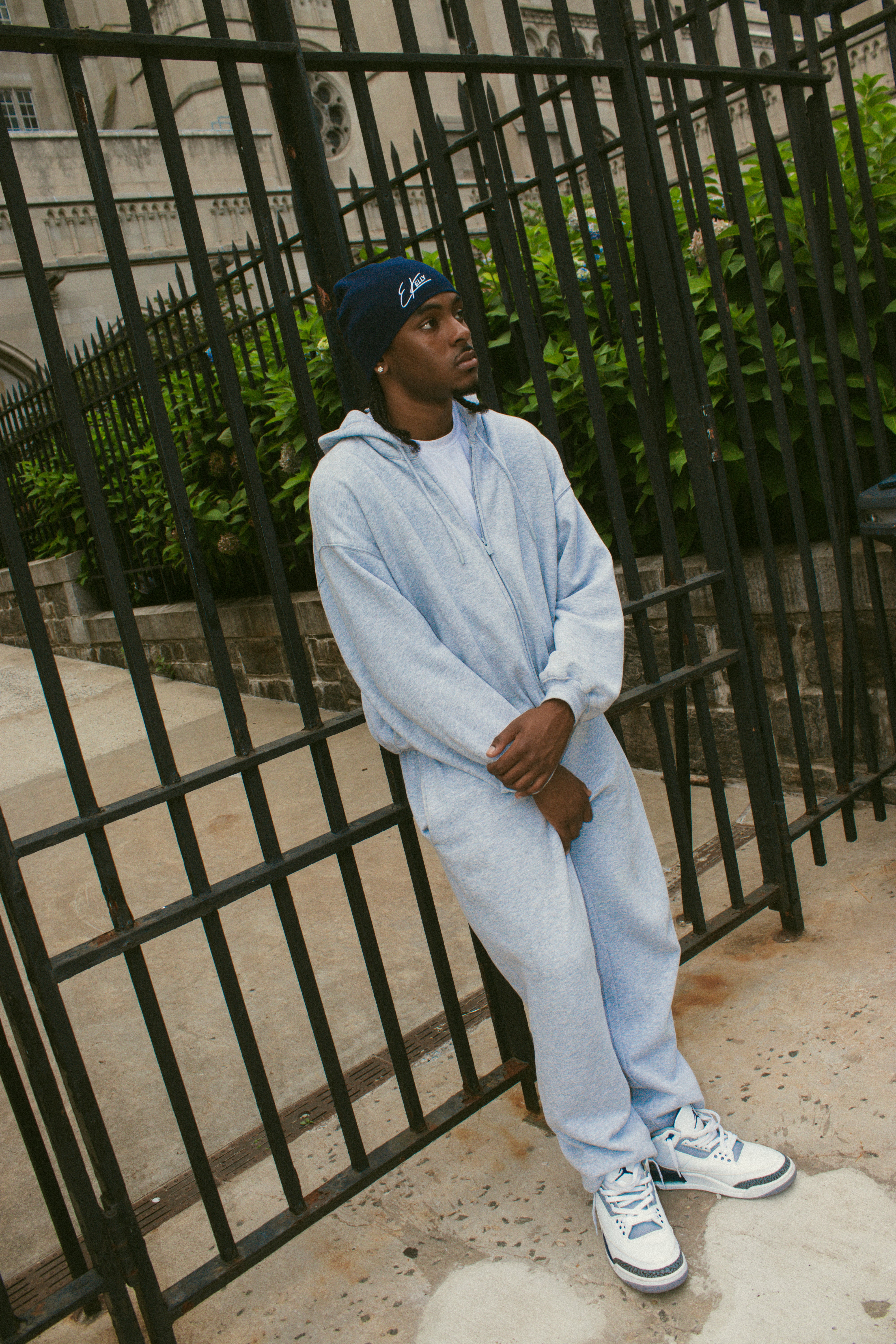 EKelly Navy Skull Cap